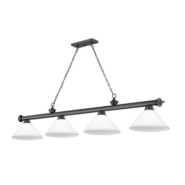 Z-Lite Cordon Four Light Billiard - 2306-4-BILL-ASHADE 17