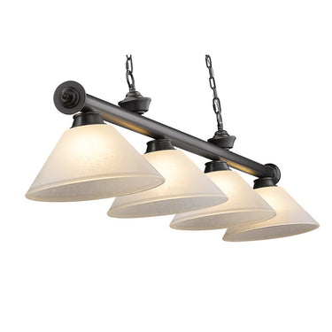 Z-Lite Cordon Four Light Billiard - 2306-4-BILL-ASHADE 23