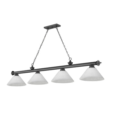 Z-Lite Cordon Four Light Billiard - 2306-4-BILL-ASHADE 24