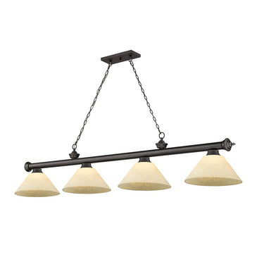 Z-Lite Cordon Four Light Billiard - 2306-4-BILL-ASHADE 26
