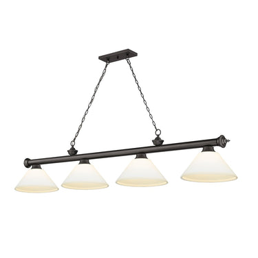 Z-Lite Cordon Four Light Billiard - 2306-4-BILL-ASHADE 32