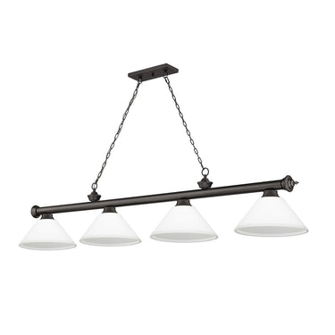 Z-Lite Cordon Four Light Billiard - 2306-4-BILL-ASHADE 36