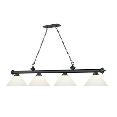Z-Lite Cordon Four Light Billiard - 2306-4-BILL-ASHADE 45