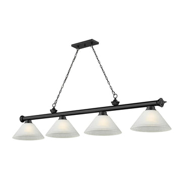 Z-Lite Cordon Four Light Billiard - 2306-4-BILL-ASHADE 50