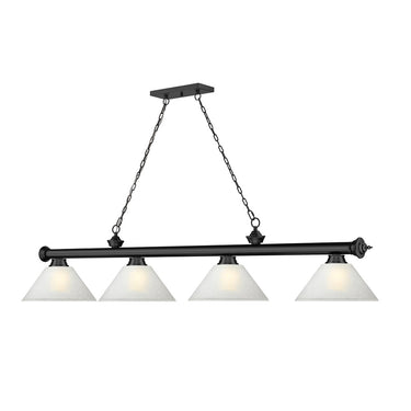 Z-Lite Cordon Four Light Billiard - 2306-4-BILL-ASHADE 52
