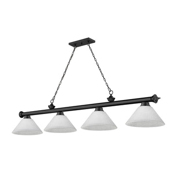 Z-Lite Cordon Four Light Billiard - 2306-4-BILL-ASHADE 54