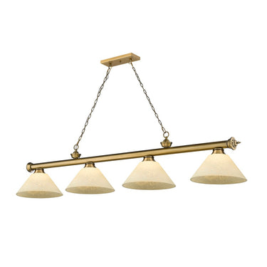 Z-Lite Cordon Four Light Billiard - 2306-4-BILL-ASHADE 56
