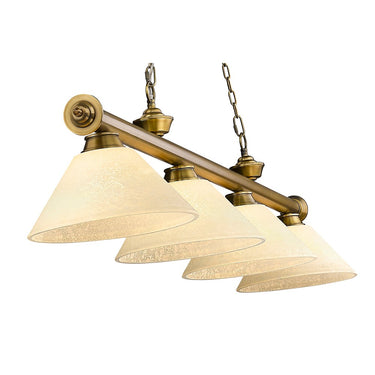 Z-Lite Cordon Four Light Billiard - 2306-4-BILL-ASHADE 59