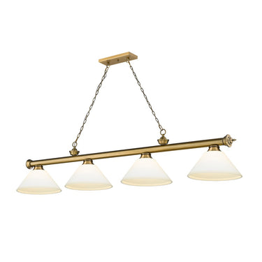 Z-Lite Cordon Four Light Billiard - 2306-4-BILL-ASHADE 62