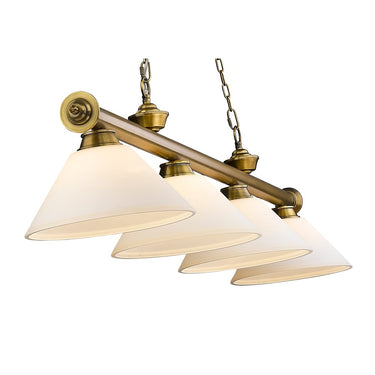 Z-Lite Cordon Four Light Billiard - 2306-4-BILL-ASHADE 65