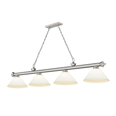 Z-Lite Cordon Four Light Billiard - 2306-4-BILL-ASHADE 
