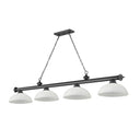 Z-Lite Cordon Four Light Billiard - 2306-4-BILL-DSHADE 25