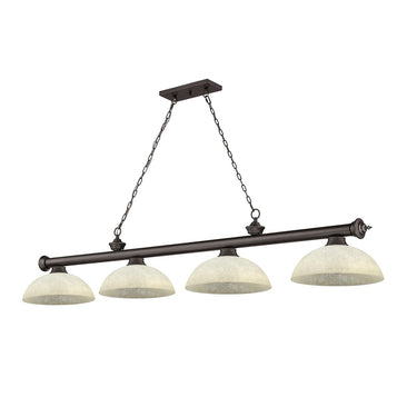 Z-Lite Cordon Four Light Billiard - 2306-4-BILL-DSHADE 30
