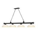 Z-Lite Cordon Four Light Billiard - 2306-4-BILL-DSHADE 45