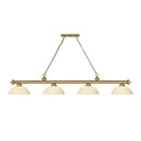 Z-Lite Cordon Four Light Billiard - 2306-4-BILL-DSHADE 51