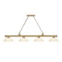 Z-Lite Cordon Four Light Billiard - 2306-4-BILL-DSHADE 58