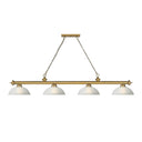 Z-Lite Cordon Four Light Billiard - 2306-4-BILL-DSHADE 65