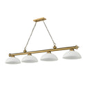 Z-Lite Cordon Four Light Billiard - 2306-4-BILL-DSHADE 68