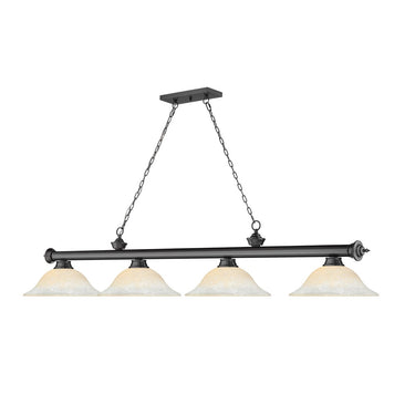 Z-Lite Cordon Four Light Billiard - 2306-4-BILL-GL16SHADE 10