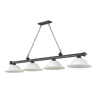 Z-Lite Cordon Four Light Billiard - 2306-4-BILL-GL16SHADE 12