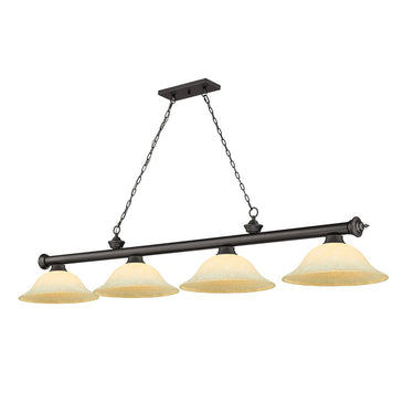 Z-Lite Cordon Four Light Billiard - 2306-4-BILL-GL16SHADE 15