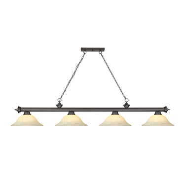 Z-Lite Cordon Four Light Billiard - 2306-4-BILL-GL16SHADE 16