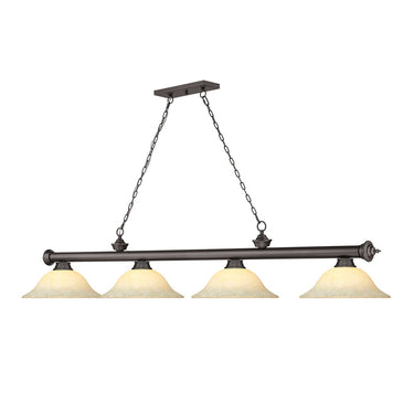 Z-Lite Cordon Four Light Billiard - 2306-4-BILL-GL16SHADE 17