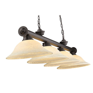 Z-Lite Cordon Four Light Billiard - 2306-4-BILL-GL16SHADE 18