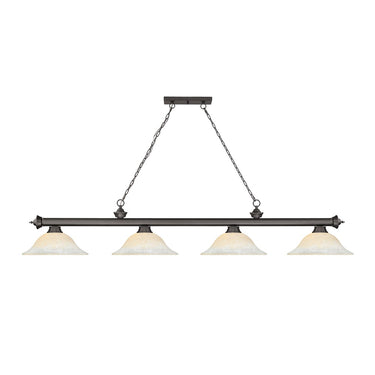 Z-Lite Cordon Four Light Billiard - 2306-4-BILL-GL16SHADE 22