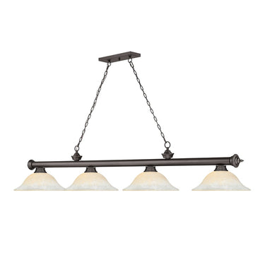 Z-Lite Cordon Four Light Billiard - 2306-4-BILL-GL16SHADE 23