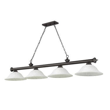 Z-Lite Cordon Four Light Billiard - 2306-4-BILL-GL16SHADE 25
