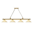 Z-Lite Cordon Four Light Billiard - 2306-4-BILL-GL16SHADE 34