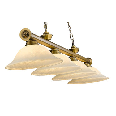 Z-Lite Cordon Four Light Billiard - 2306-4-BILL-GL16SHADE 36
