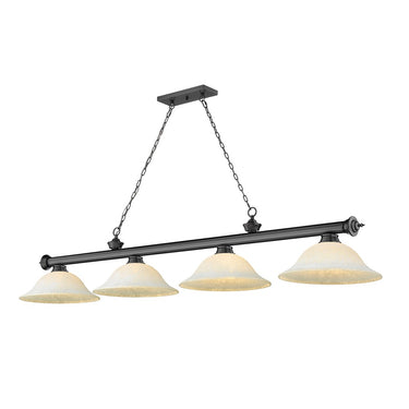 Z-Lite Cordon Four Light Billiard - 2306-4-BILL-GL16SHADE 8