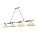 Z-Lite Cordon Four Light Billiard - 2306-4-BILL-GL16SHADE 