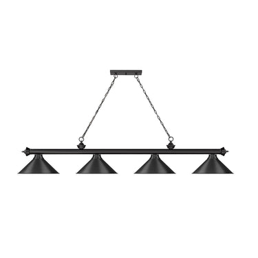 Z-Lite Cordon Four Light Billiard - 2306-4-BILL-M15SHADE 9