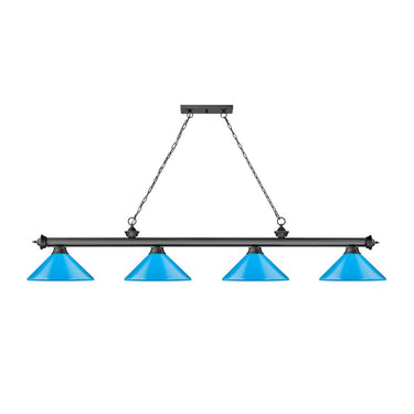Z-Lite Cordon Four Light Billiard - 2306-4-BILL-MSHADE 16