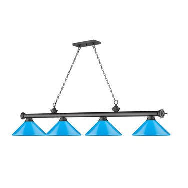 Z-Lite Cordon Four Light Billiard - 2306-4-BILL-MSHADE 17