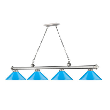 Z-Lite Cordon Four Light Billiard - 2306-4-BILL-MSHADE 2