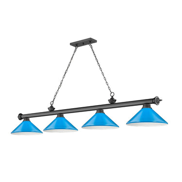 Z-Lite Cordon Four Light Billiard - 2306-4-BILL-MSHADE 19