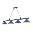Z-Lite Cordon Four Light Billiard - 2306-4-BILL-MSHADE 22