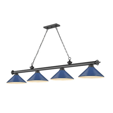 Z-Lite Cordon Four Light Billiard - 2306-4-BILL-MSHADE 22