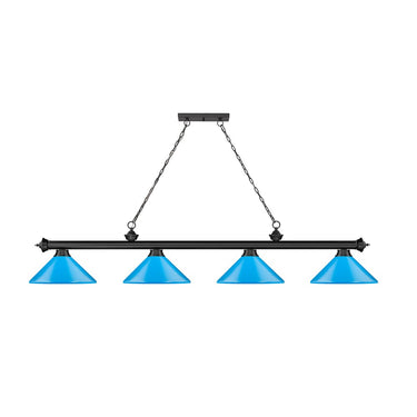 Z-Lite Cordon Four Light Billiard - 2306-4-BILL-MSHADE 30