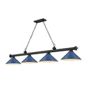 Z-Lite Cordon Four Light Billiard - 2306-4-BILL-MSHADE 36