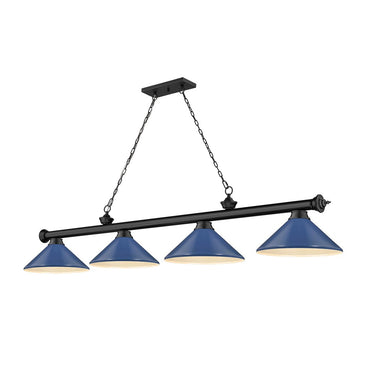 Z-Lite Cordon Four Light Billiard - 2306-4-BILL-MSHADE 36