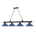 Z-Lite Cordon Four Light Billiard - 2306-4-BILL-MSHADE 38