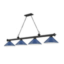 Z-Lite Cordon Four Light Billiard - 2306-4-BILL-MSHADE 40
