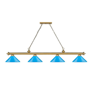 Z-Lite Cordon Four Light Billiard - 2306-4-BILL-MSHADE 44