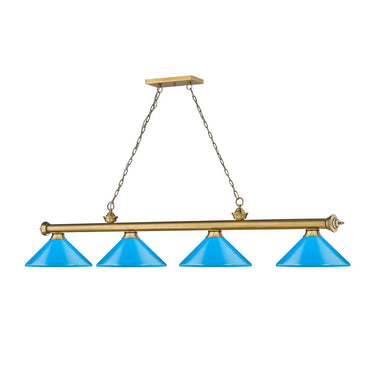 Z-Lite Cordon Four Light Billiard - 2306-4-BILL-MSHADE 45
