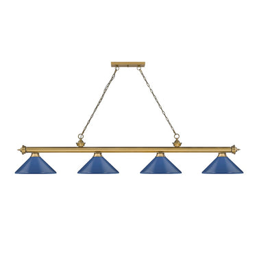 Z-Lite Cordon Four Light Billiard - 2306-4-BILL-MSHADE 51